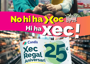Condis regala 25 euros por su aniversario