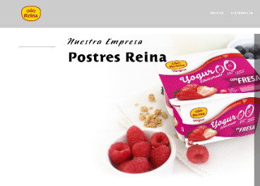 Nueva web Postres Reina