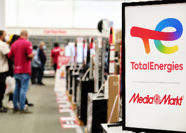 Alianza de TotalEnergies y MediaMarkt