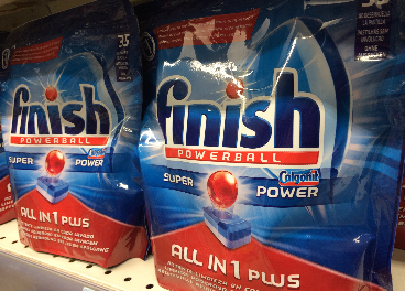 Productos de Finish, marca de Reckitt Benckiser