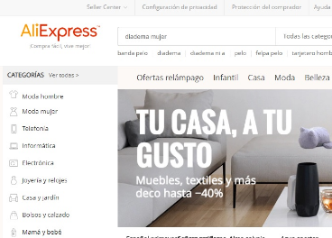 OCU denuncia a Aliexpress