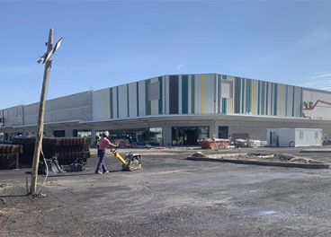 Obras del parque comercial Señorío Plaza
