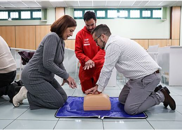 HiperDino impulsa los espacios cardioprotegidos