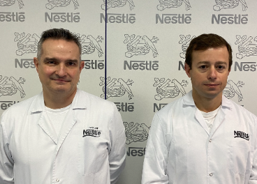 David Coré y Julio Diniz, de Nestlé