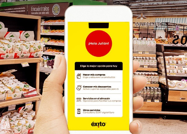 Nueva versión de la app de Éxito