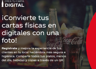 Crea tu carte digital de Coca-Cola