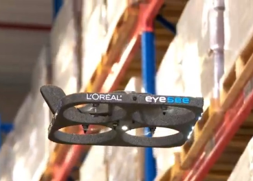 Dron de inventario de L'Oréal