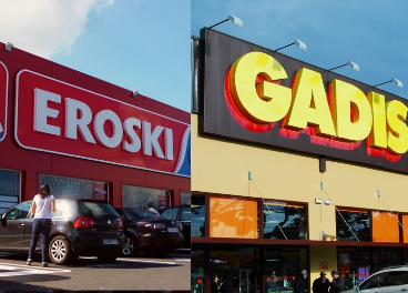 Tiendas de Eroski y Gadisa