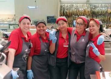 Trabajadoras de Alcampo