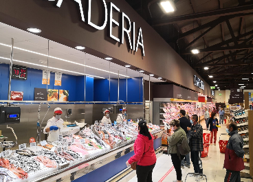 El crecimiento de los productos del mar