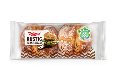 Pan de Burger Rústico de Dulcesol (Vicky Foods)