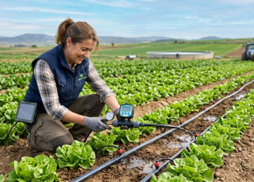 Gestión del riego en agricultura