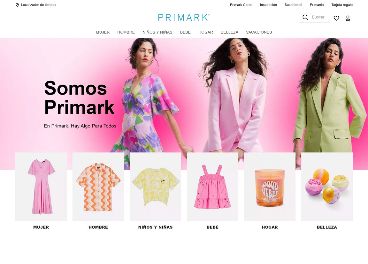 Primark lanza nueva web en España