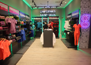 Interior de la boutique Gallantdale en Madrid