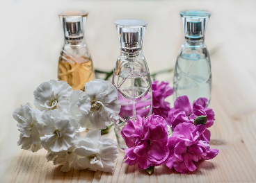 Perfumes con envase de vidrio
