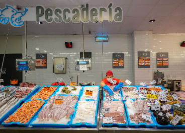 Sección de pescadería en DIA
