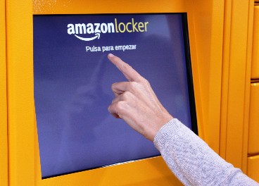 Imagen de un Amazon Locker en España