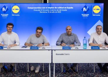 Lidl firma su IV convenio colectivo