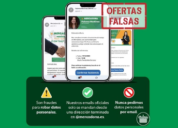 Mercadona alerta de un fraude