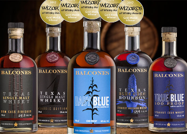Gama de whiskies de Balcones Destilling