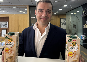 Sergio Bravo, de Pascual, con Vivesoy Omega 3