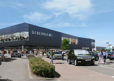 Fachada Debenhams