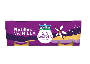 Natillas Kaiku Sin Lactosa Sabor Vainilla