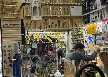Interior de una ferretería 