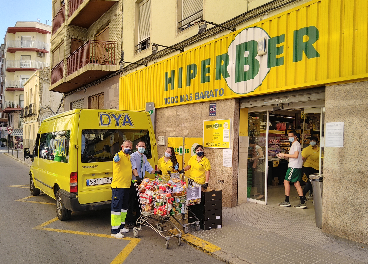 Acción solidaria de Hiperber