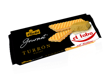 Wafer Florbú con Turrón El Lobo