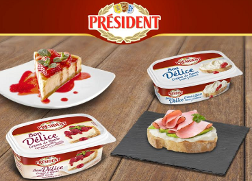 Queso de untar blanco Président Bon Délice