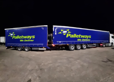 Megacaminión de Palletways