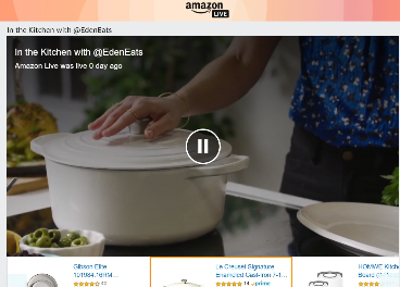 Amazon Live, el canal de teletienda de Amazon