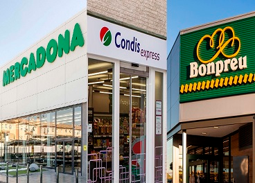 Mercadona, Condis y Bon Preu, en Cataluña