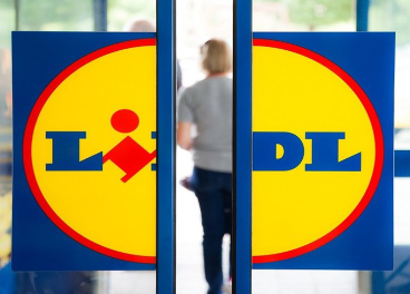 Entrada a un supermercado Lidl