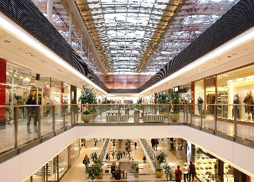 Afluencia en centros comerciales