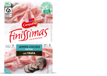 Nuevas Finíssimas de jamón cocido con trufa