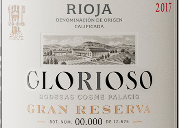 Nueva etiqueta del vino Glorioso