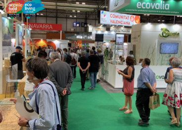 Vista del salón Organic Food y Eco Living Iberia