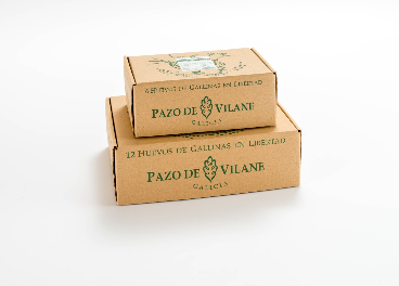 Huevos camperos de Pazo de Vilane