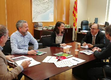 Encuentro de Caprabo y Generalitat