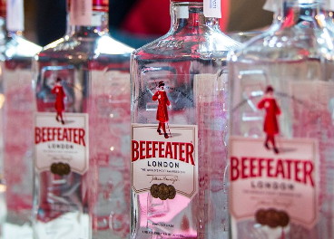 Botellas de Beefeater, marca de Pernod Ricard
