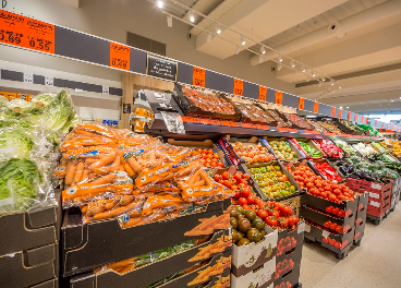 Lineal de verduras de Lidl