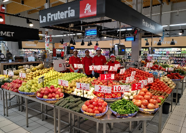 Interior de la nueva tienda de Alcampo en Mungía