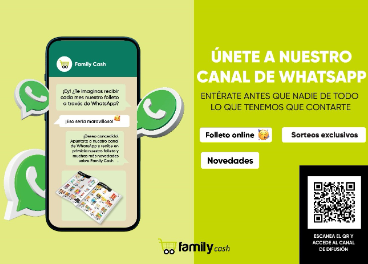 Family Cash lanza su canal de Whatsapp
