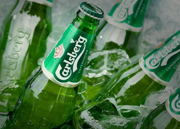 Botellines de Carlsberg