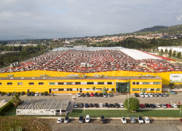 Vista aérea de la planta de Delafruit