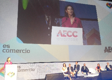 Reyes Maroto en el Congreso de Centros Comerciales