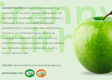 Manzana Granny Smith, de Livinda (Nufri)