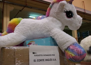 Donación de juguetes de El Corte Inglés